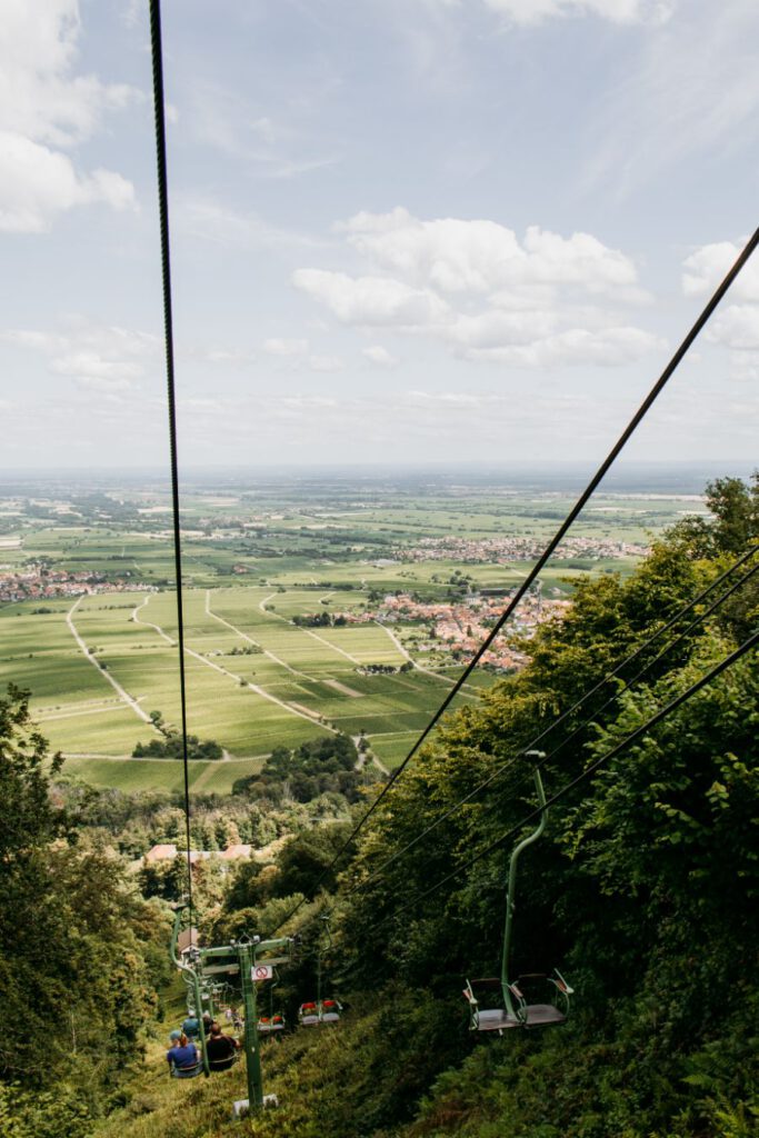 Weinstrasse Duitsland kabelbaan