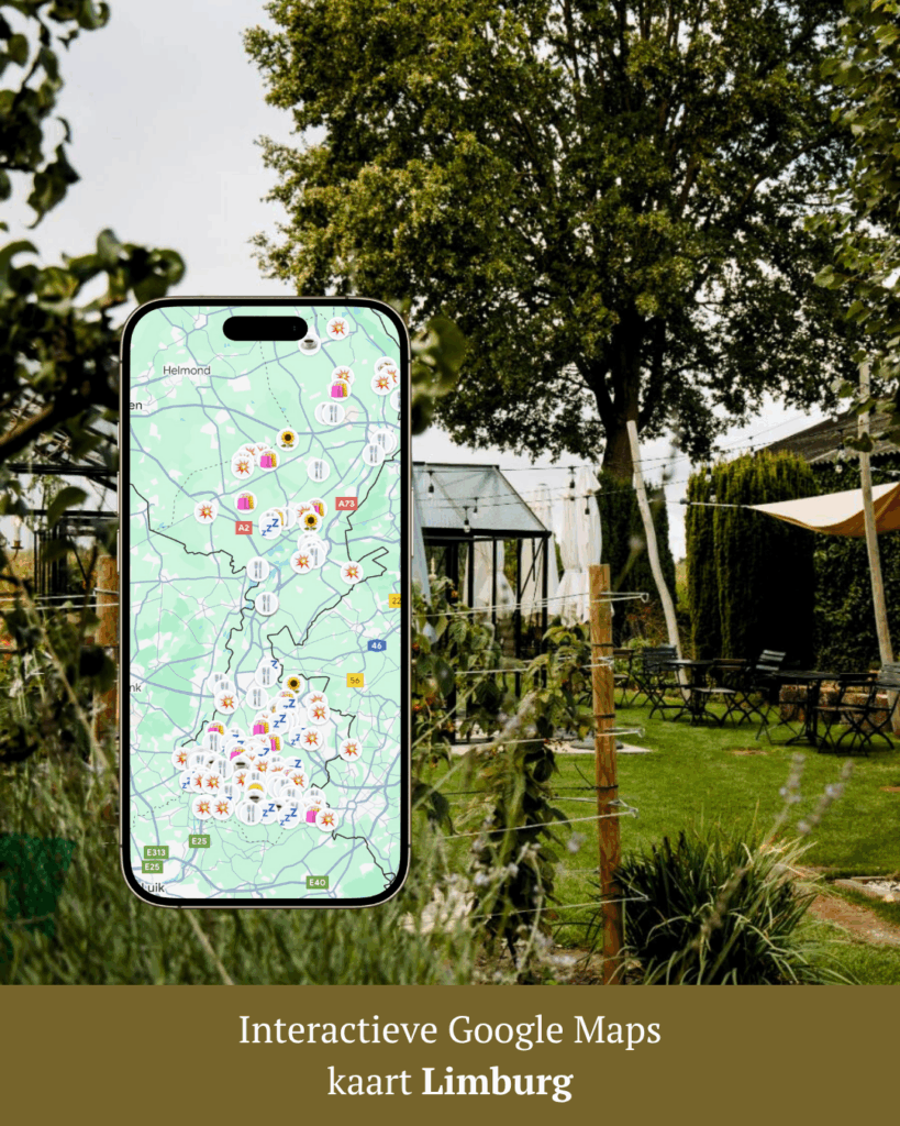 Interactieve Google Maps kaart Limburg