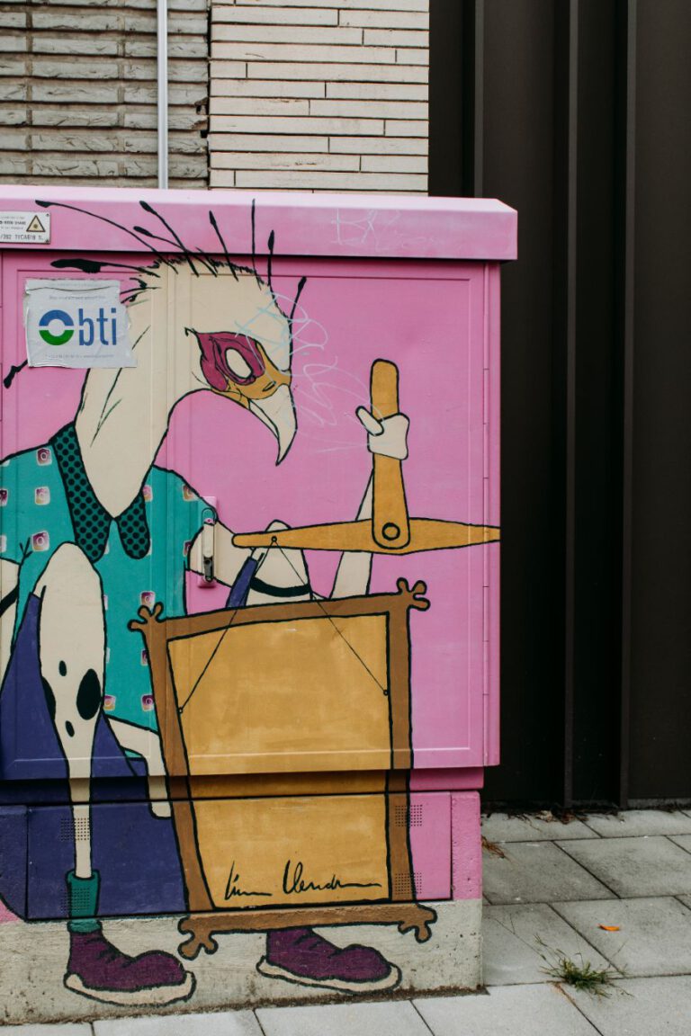 Streetart Mechelen Belgie