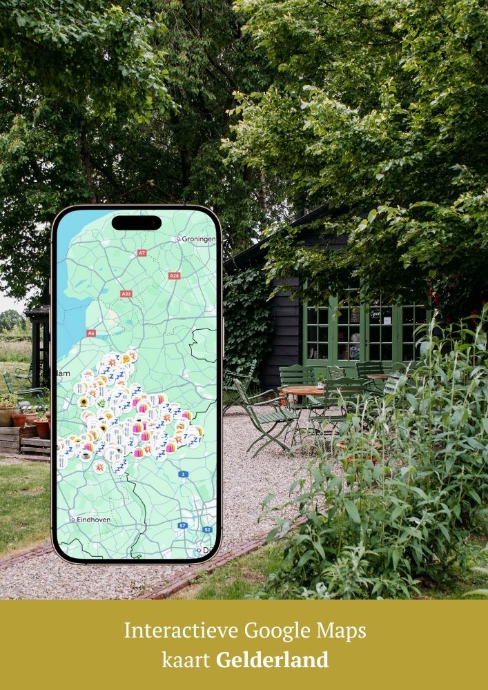 Google Maps interactieve kaart Gelderland