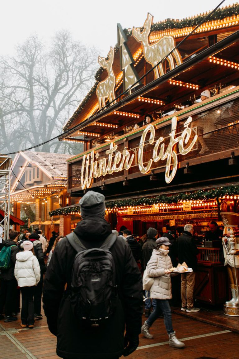 Wintercafe in Luxemburg