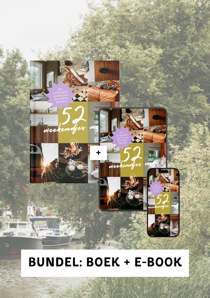 Bundel boek en e-book 52 weekendjes weg