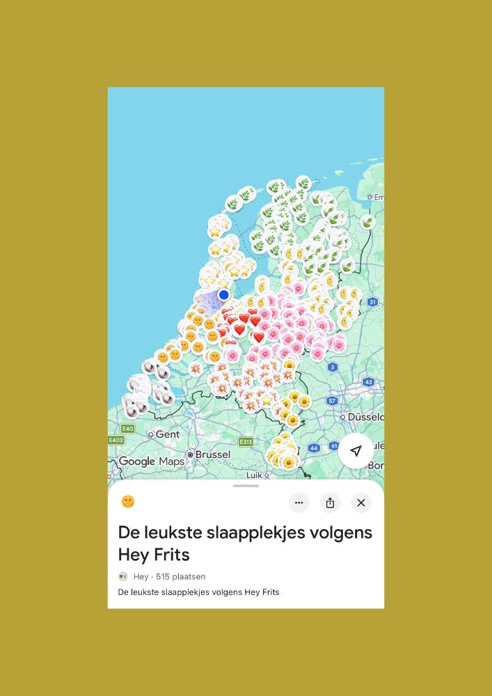 google maps kaart 500+ de leukste slaapadresjes in nederland