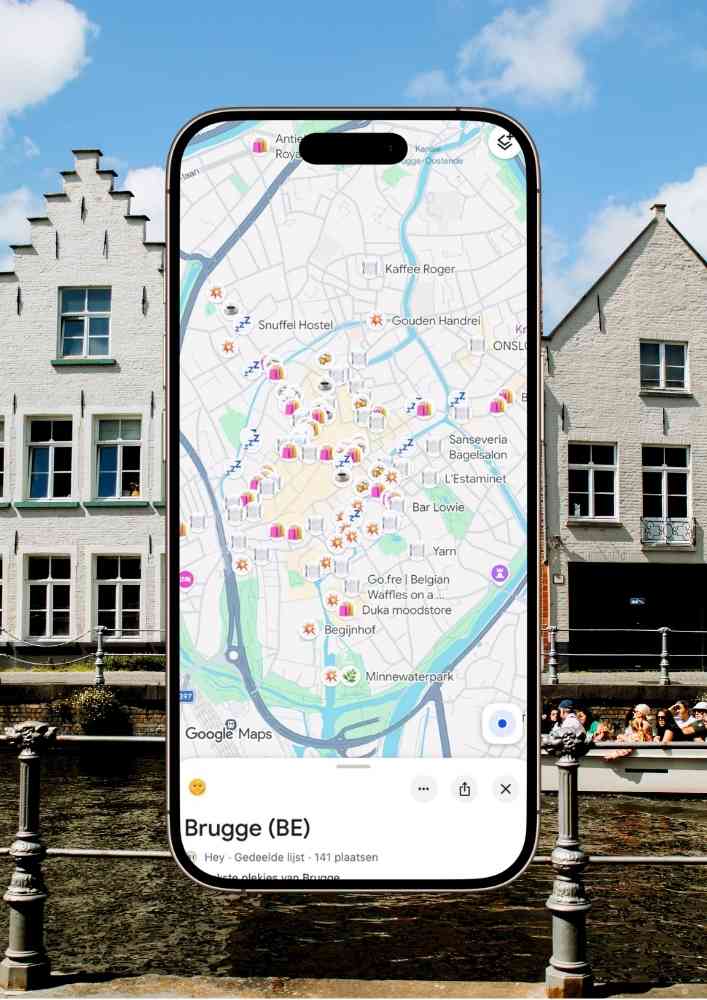 Google Maps kaart Brugge (BE)